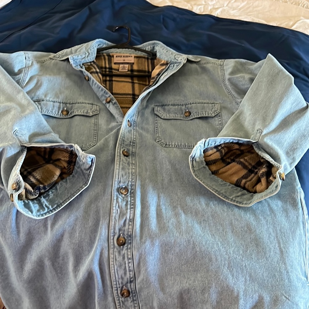 Men’s quilted denim jacket